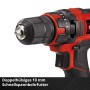 Einhell Akku-Bohrschrauber TC-CD 18/35 Li Solo, roter Akkuschrauber mit Schnellspannbohrfutter.
