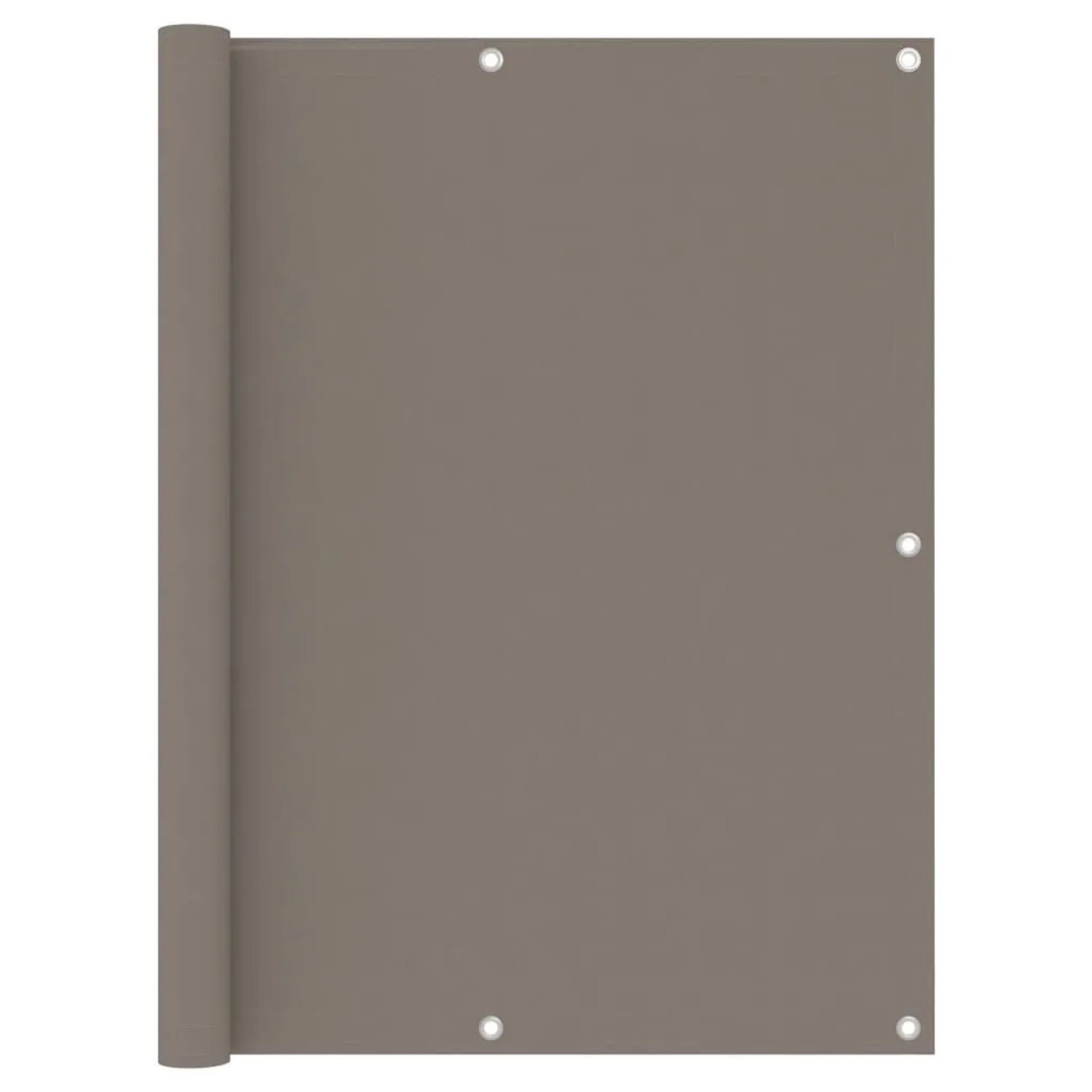 vidaXL Balkon-Sichtschutz Taupe 120x400 cm Oxford-Gewebe 134993
