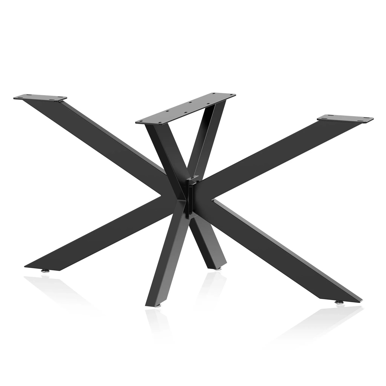 Xpotool Tischbeine Spider-Profil 71X78X150Cm Schwarz Tischkufen Tischgestell
