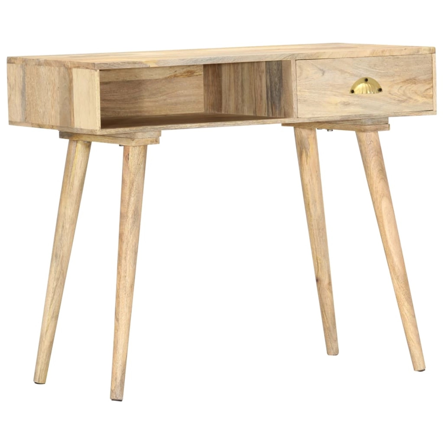 vidaXL Konsolentisch 90x45x75 cm Massivholz Mango 286180