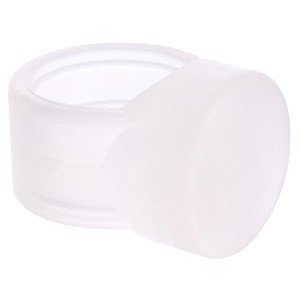 Transparenter Wagner Türpuffer Doppelring (Ø 18mm) zum Schutz von Türen und Wänden.