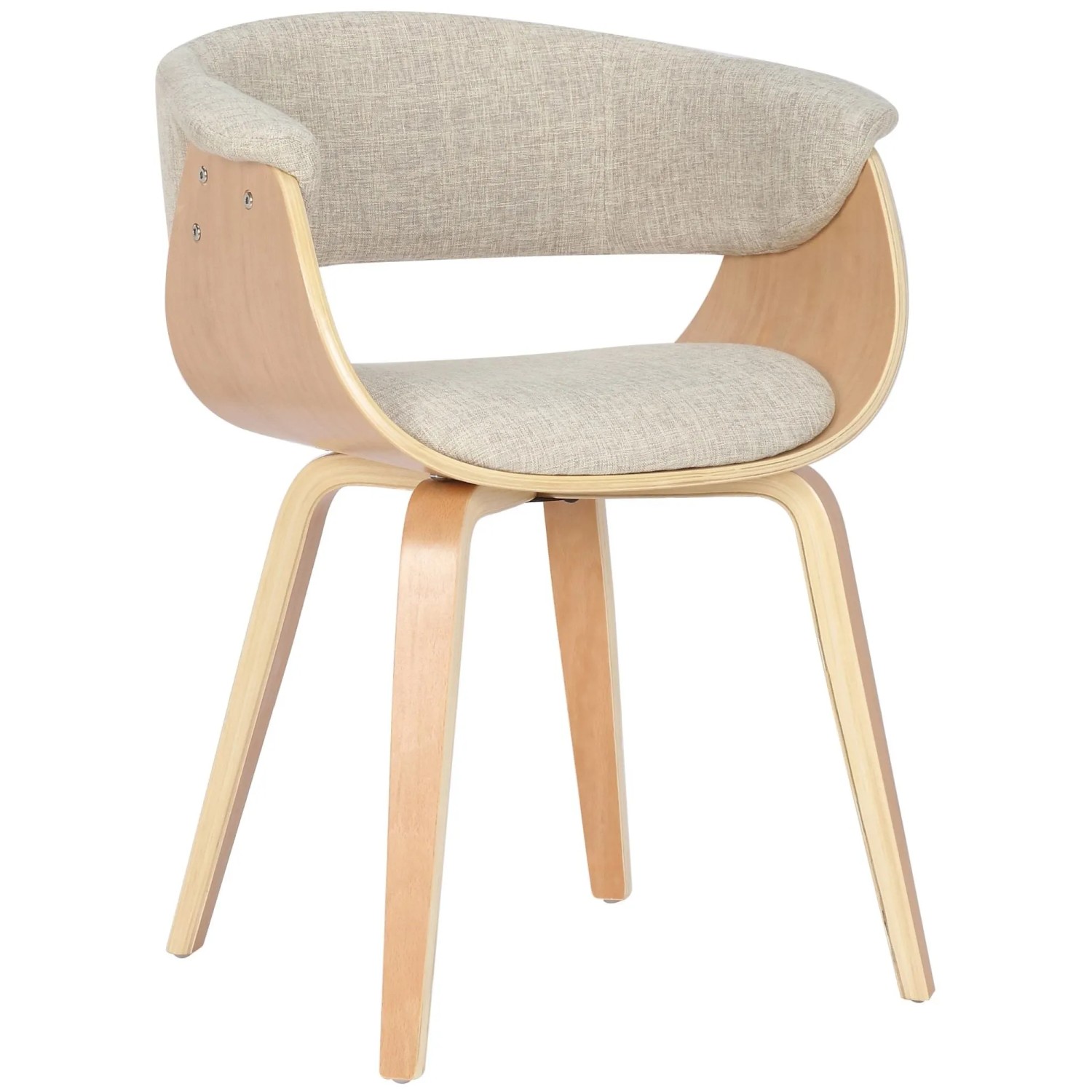 CLP Stuhl Bruce Stoff Creme/Natura