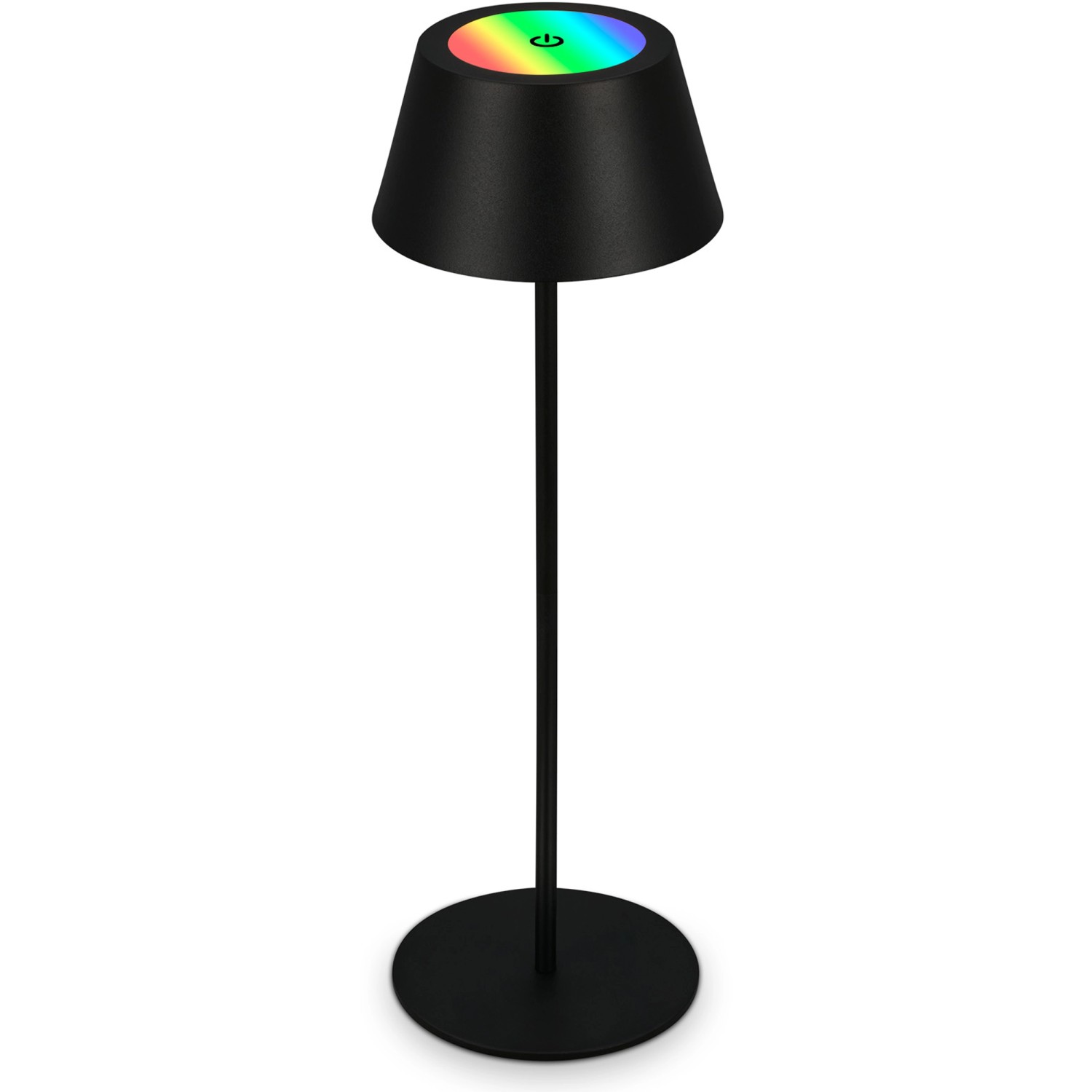 Brilo RGB Akku-Tischleuchte Schwarz 2,6W günstig online kaufen