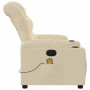 vidaXL Massagesessel Creme Stoff 374164_8