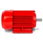 Roter EBERTH Elektromotor 400V, 2,2kW, 2840 U/min, für Werkzeugmaschinen und mehr.