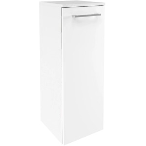 Fackelmann Hängeschrank Verona, 30 cm, Weiß Glanz/Hochglanz für Badezimmer.