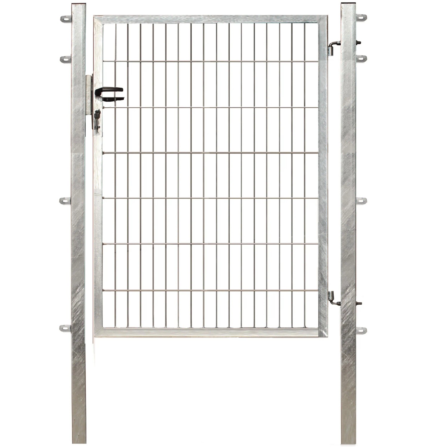 Einzeltor für Doppelstabmattenzaun Verzinkt 140 cm x 100 cm günstig online kaufen