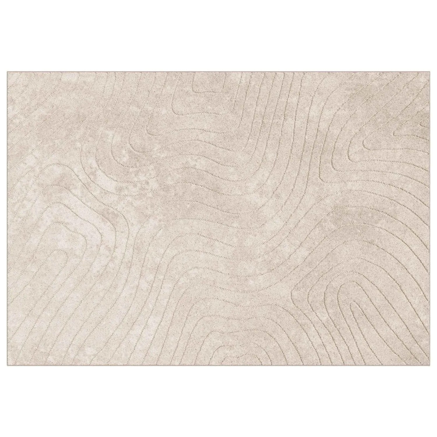 vidaXL Bereichsteppiche PALMERAS Beige 230 x 160 cm Polyester 42022639