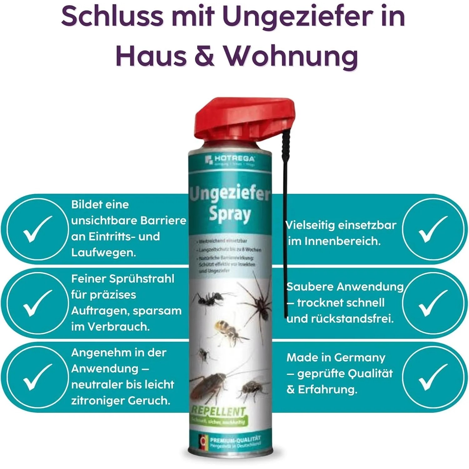 Hotrega Ungezieferspray Repellent 600 ml_2