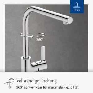 Villeroy & Boch Variaro Küchenarmatur C-Form Niederdruck