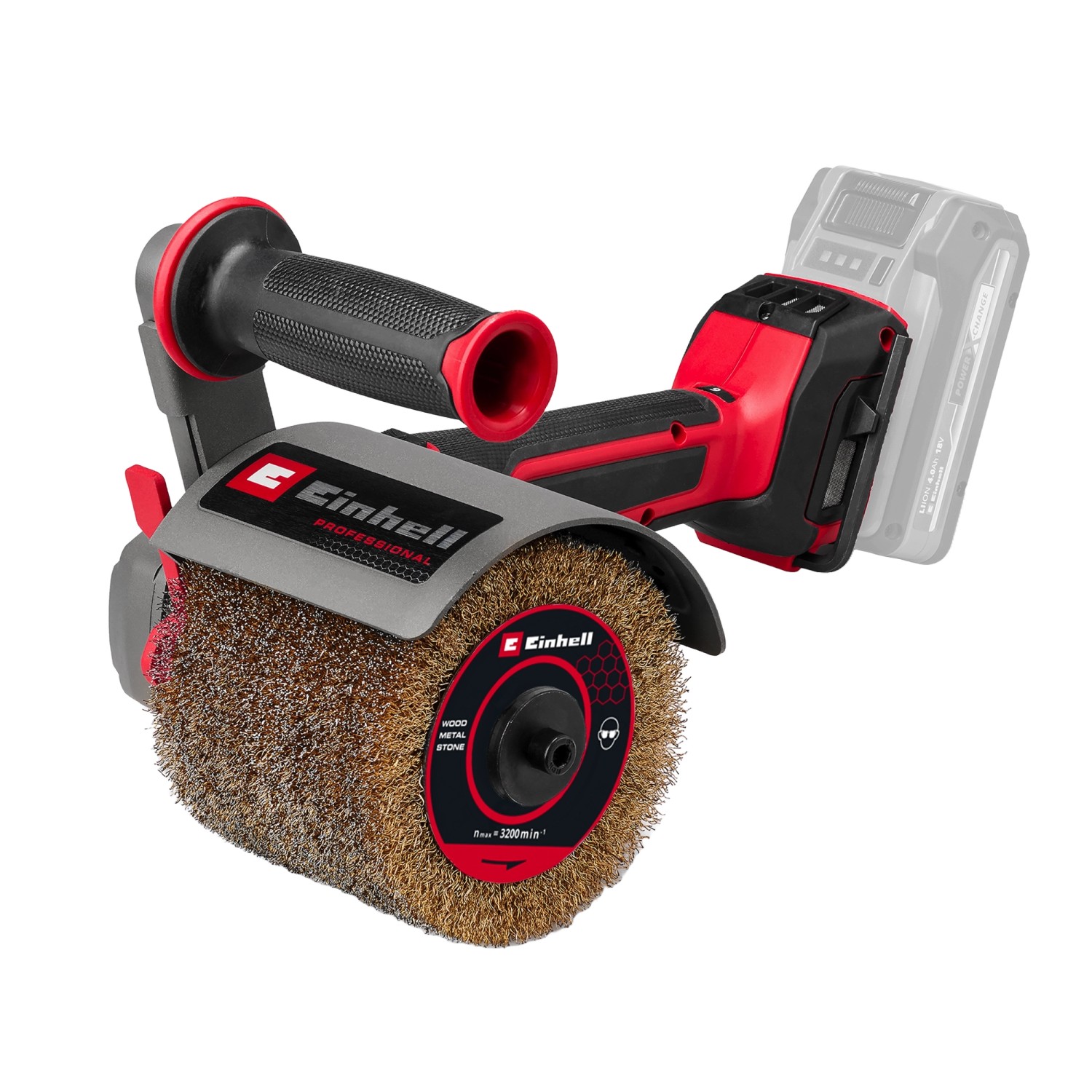 Einhell Akku-Bürstenschleifer Professional TP-BR 18/32 Rot-Schwarz günstig online kaufen