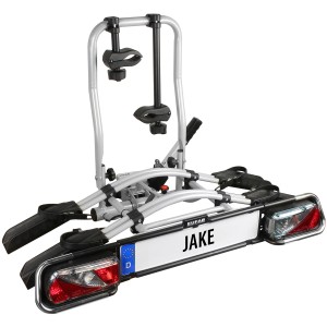 Eufab Jake 11510 Fahrradträger für Anhängerkupplung, Stahlrohr, abschließbar.