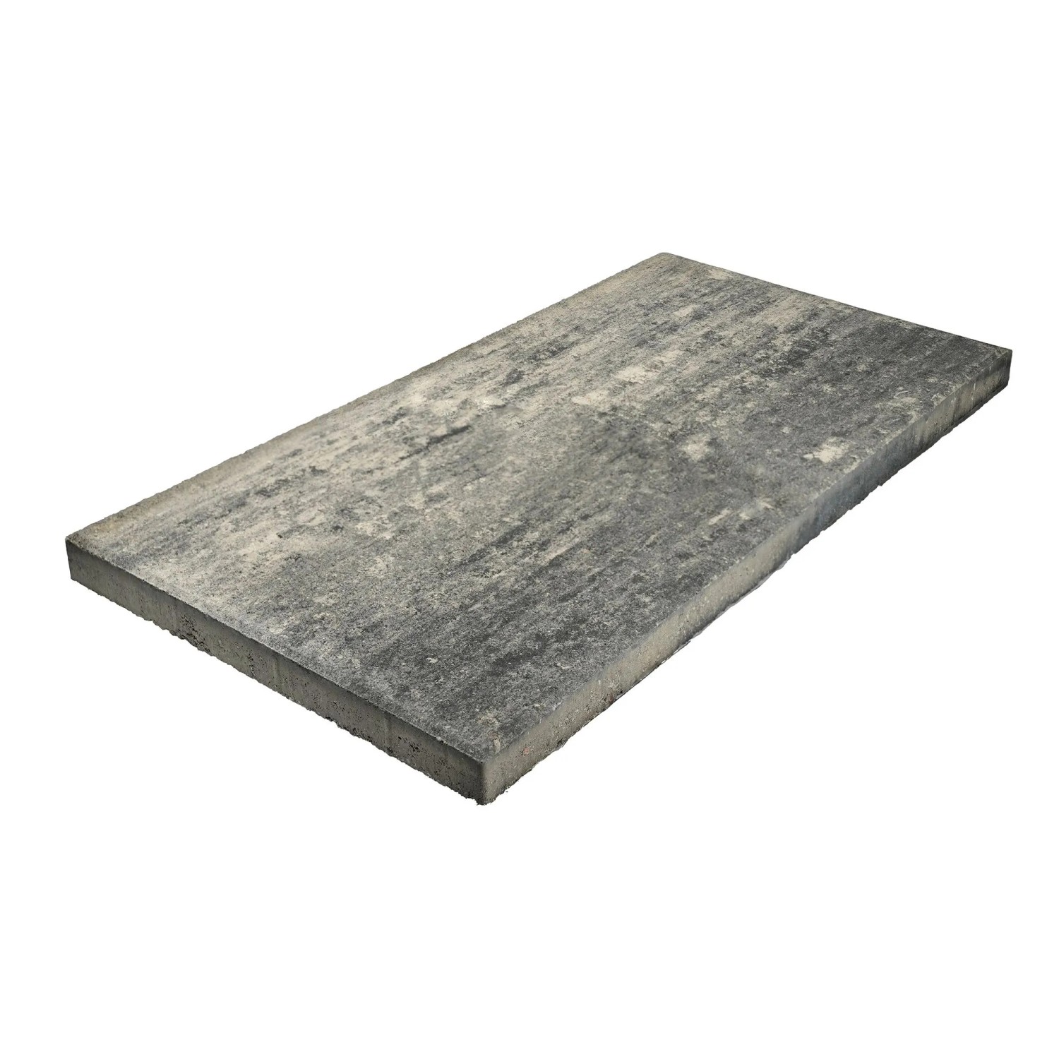 Diephaus Terrassenplatte Corso Weiß-Schwarz 80 x 40 x 4 cm