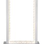 Moderne LED-Tischleuchte Samega von Globo aus Aluminium, matt. Dekoleuchte für den Außenbereich.