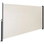 Tectake Seitenmarkise  200 x 300 cm Wetterfest  Blickdicht 300 x 200 cm 9 x 300 x 200 cm Beige