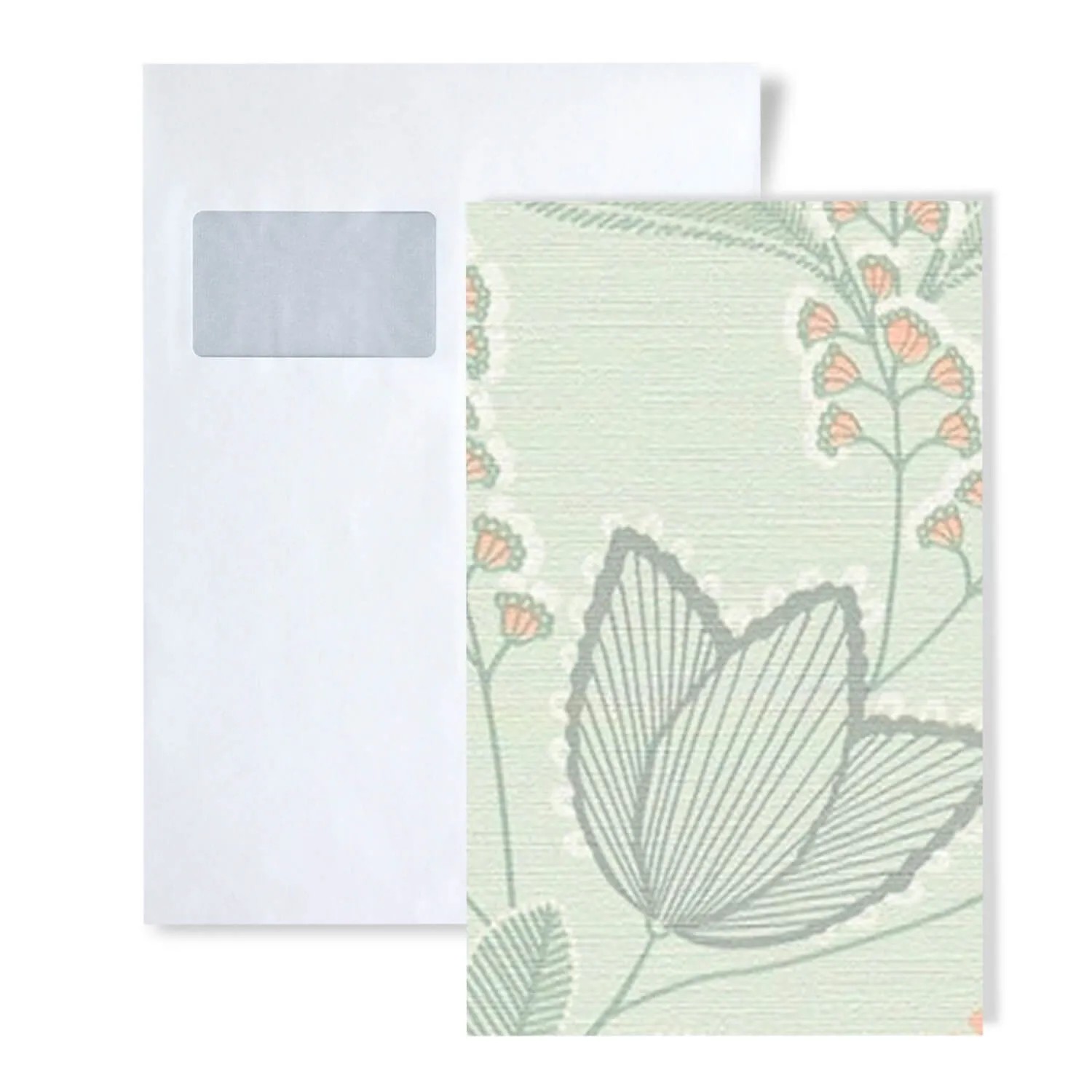 PROFHOME S-393493-GU DIN A4 Muster der Floralen Tapete 1 Musterstück