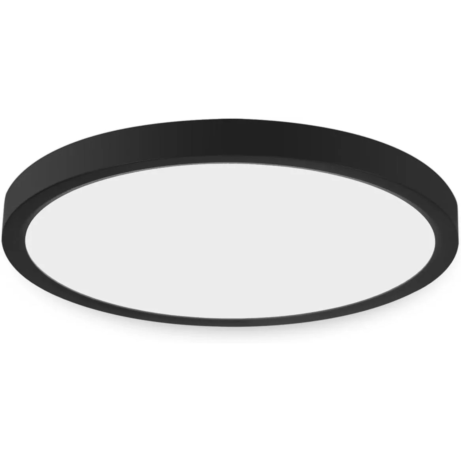 NETTLIFE LED Deckenleuchte aus Kunststoff L23cm Schwarz 6500K
