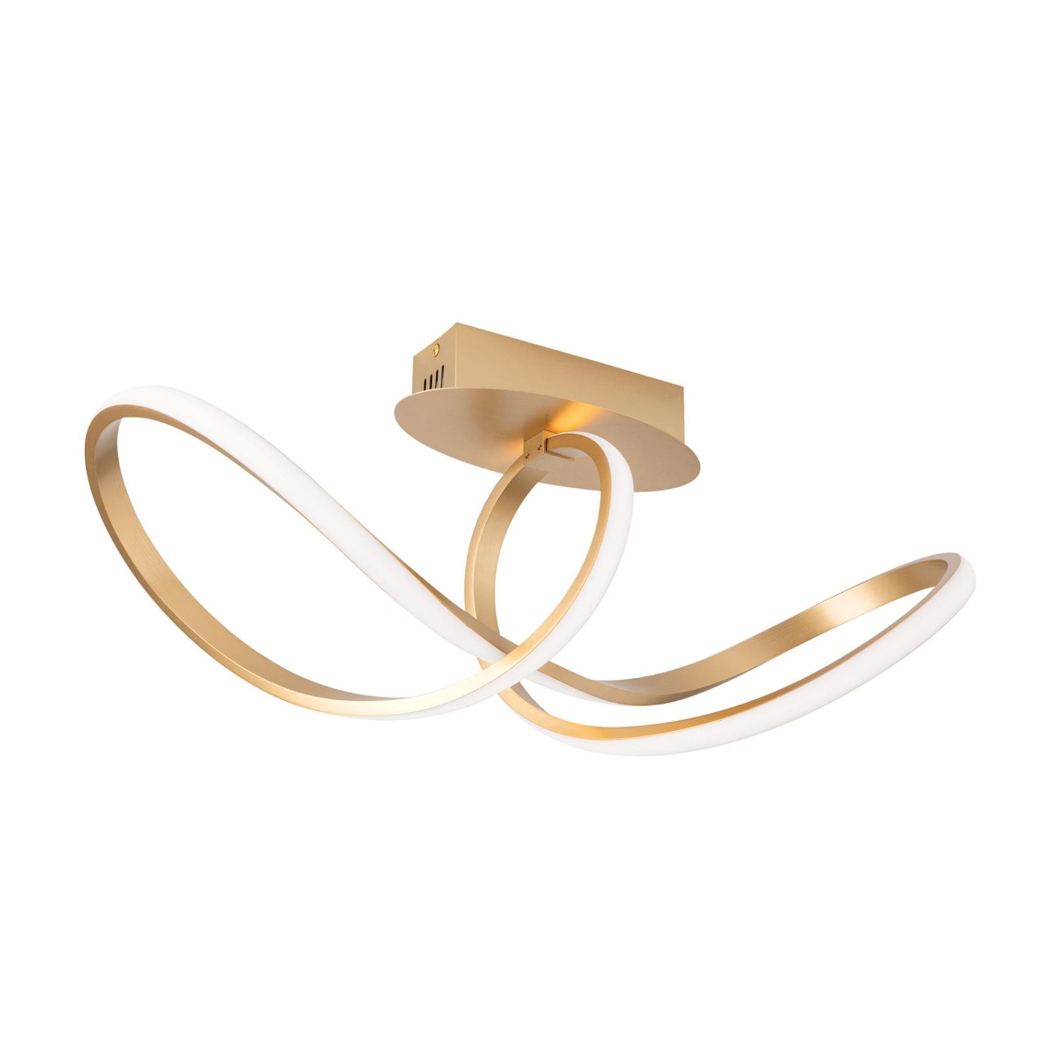 Orion Leuchten LED Deckenleuchte Gold 3000K 1800lm günstig online kaufen