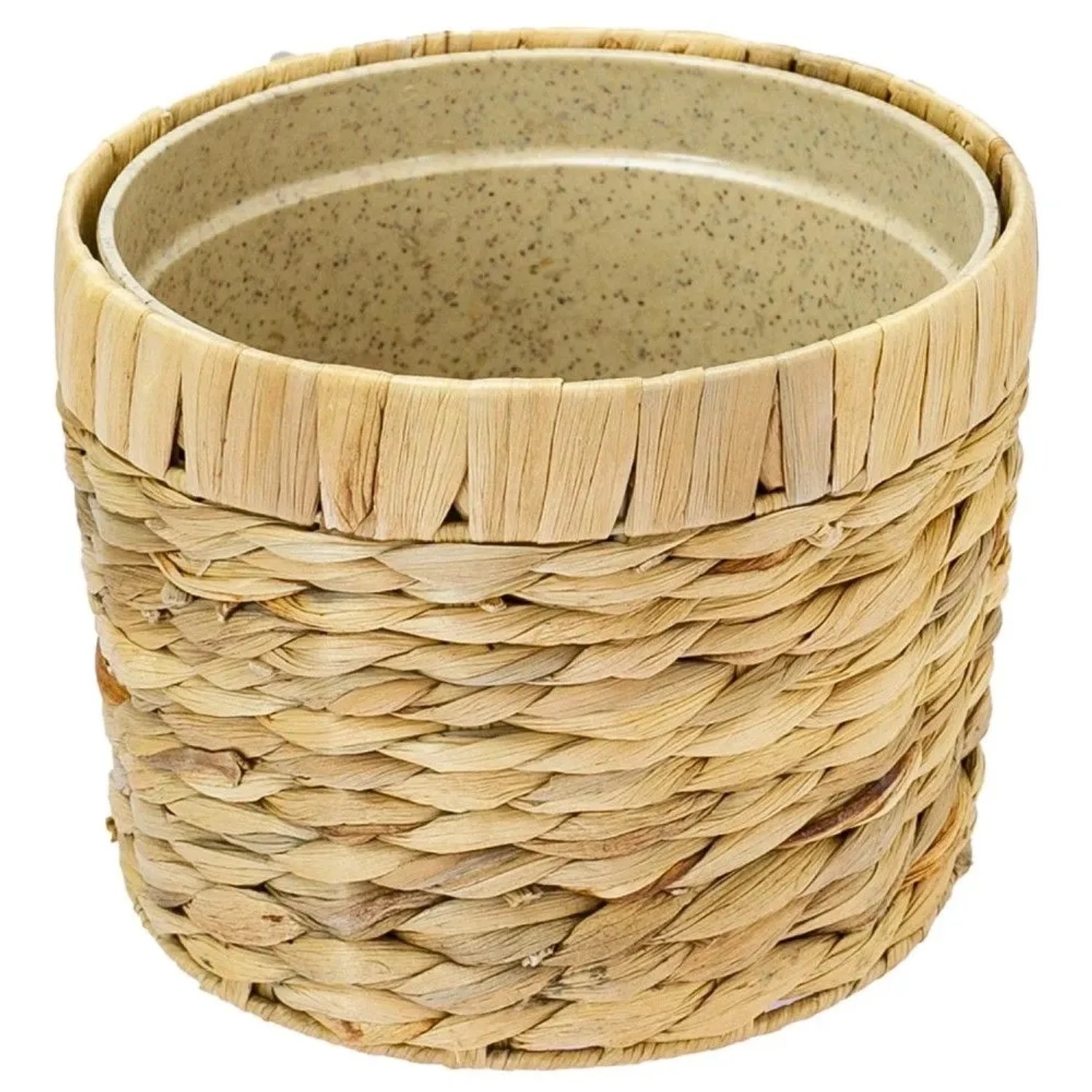HMF 37280-19CM Innovativer Blumentopf Wasserhyazinthe Pflanztopf Rund 19 cm Durchmesser