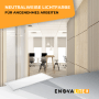 ENOVALITE LED-Panel 120x30 im 5er-Pack, neutralweiß, für Büro- und Deckenbeleuchtung.