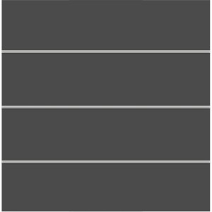 Sichtschutzzaun-Element Board XL im Schiefer Design, 180x180 cm, Teil des Zaun-Sets.