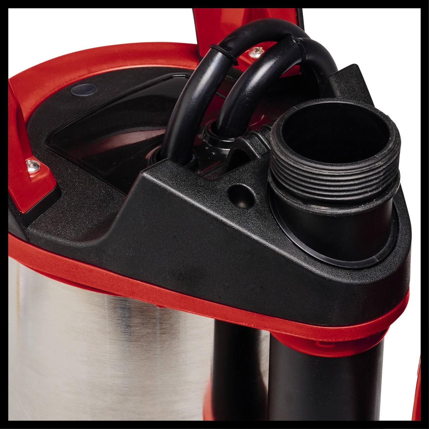 Detailaufnahme: Einhell GE-DP 7535 N LL ECO Schmutzwasserpumpe, 2-in-1 Kombipumpe.