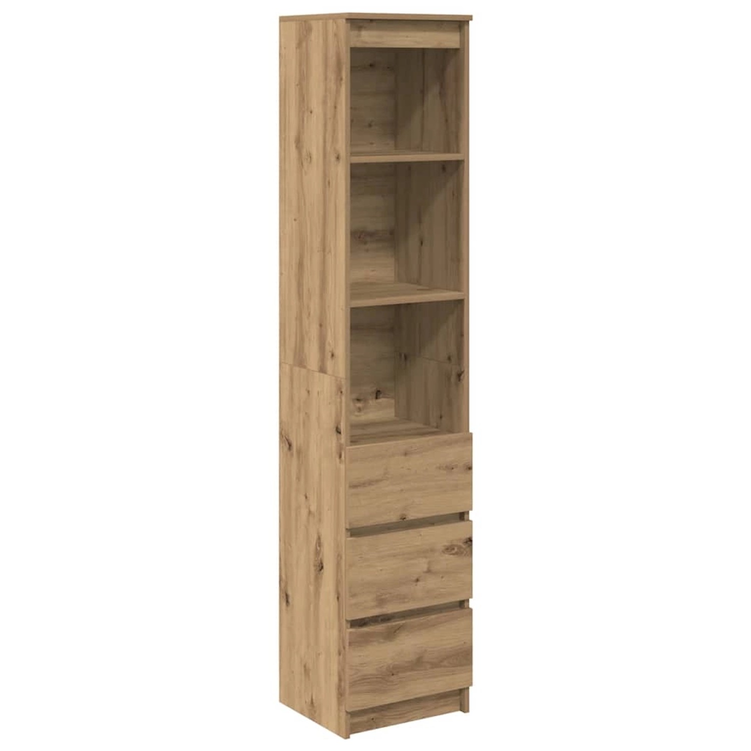 vidaXL Highboard Artisan-Eiche 37,5x35x180 cm Holzwerkstoff 861669 günstig online kaufen