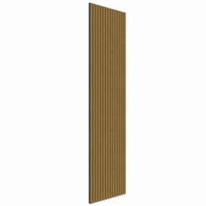 Denpanels Akustikpaneel in Eiche Braun, 240x60 cm, zur Schallabsorption und Wandgestaltung.
