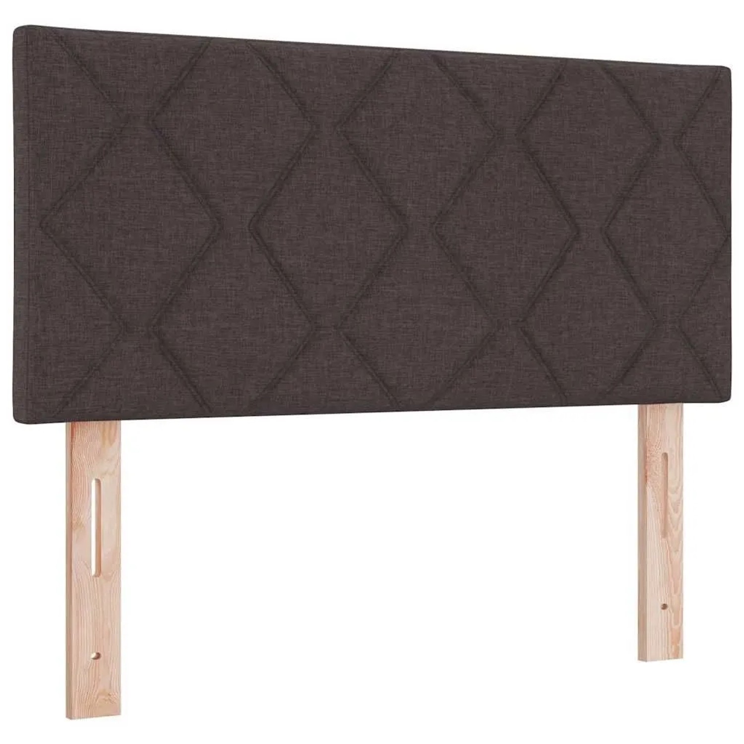 vidaXL Kopfteil mit Kopfteil Dunkelbraun 90 cm Kunstleder 42007218