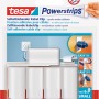 Tesa Powerstrips Kabel Clips, 5 Stück, weiß. Zur einfachen Kabelfixierung bis 8 mm Durchmesser.