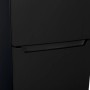 Respekta Kühl-Gefrierkombination Savo Black Steel, Detailansicht der Tür.