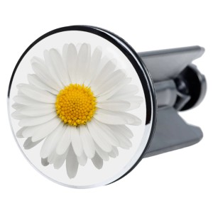 Sanilo Waschbeckenstöpsel mit Gänseblümchen-Motiv für alle Standardbecken.
