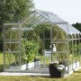 Vitavia Gewächshaus Diana 6700 mit Alu-Rahmen und ESG-Glas, 6,7 m² Fläche.