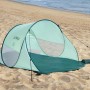 Pavillo Strandmuschel Beach Quick 2 Tent, türkis/grün, für 2 Personen, Pop-Up Funktion.