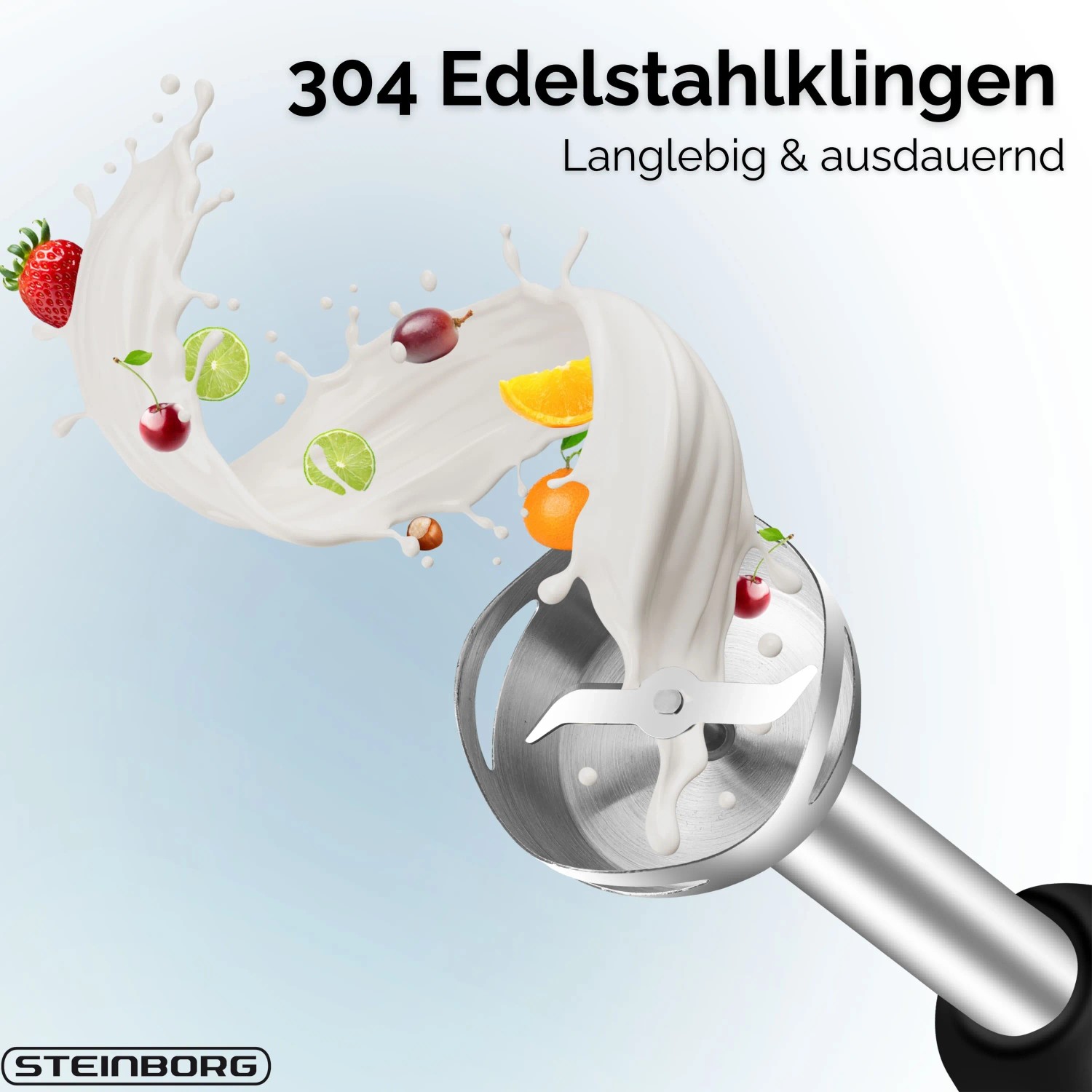 Steinborg SB-7070 Stabmixer Set mit Zerkleinerer 1500 Watt_7