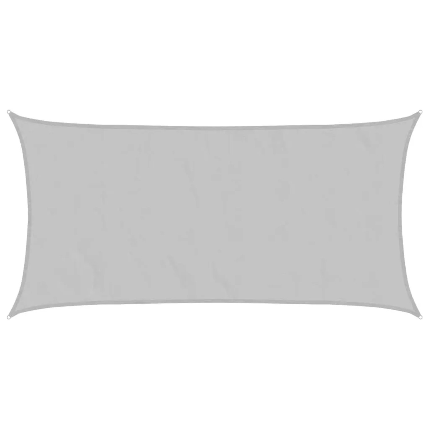 Furnicato Sonnensegel Hellgrau 4x2 M 100% Polyester Oxford