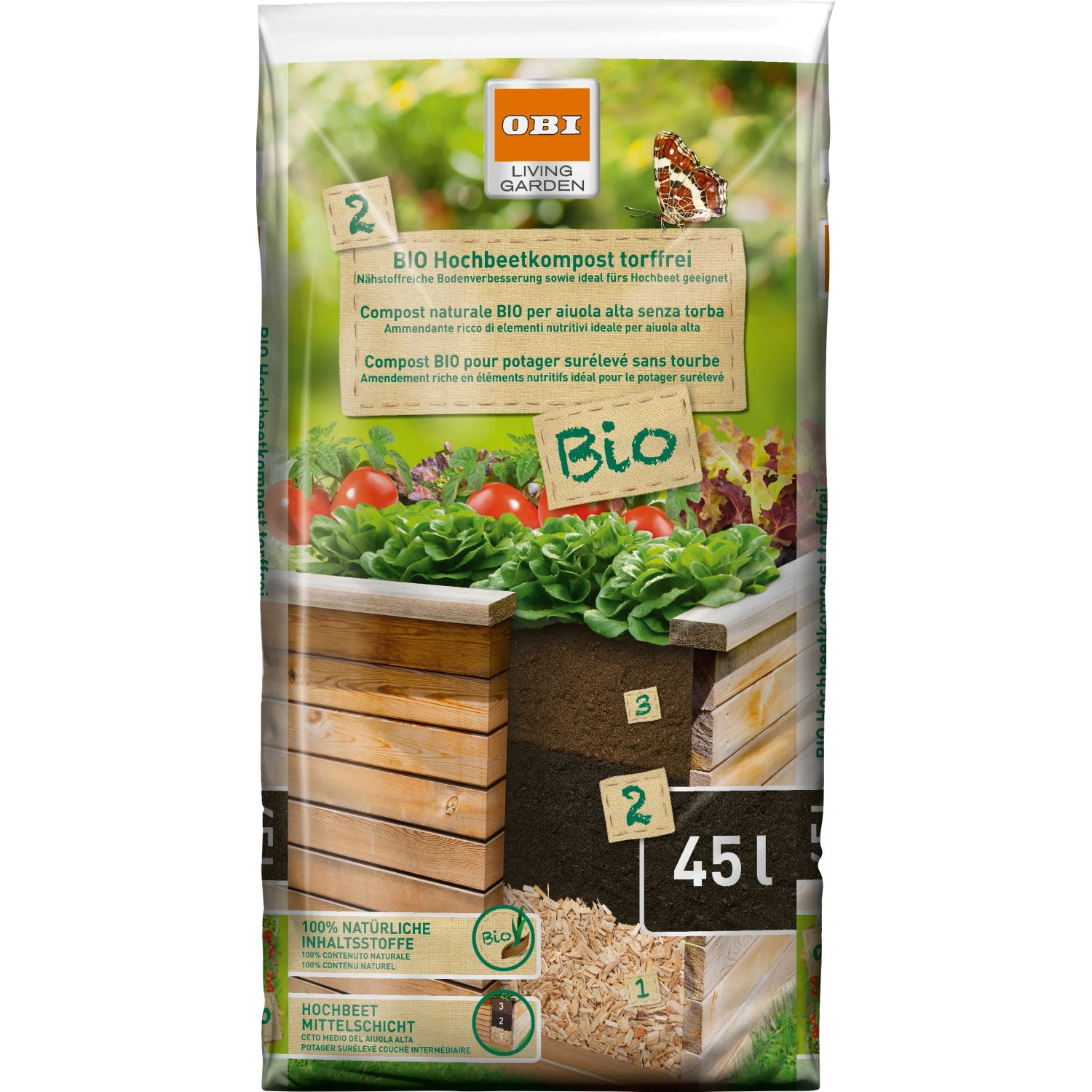 GROW by OBI Kompost für Hochbeet Bio torffrei 2.295 l (51 x 45 l) kaufen bei OBI