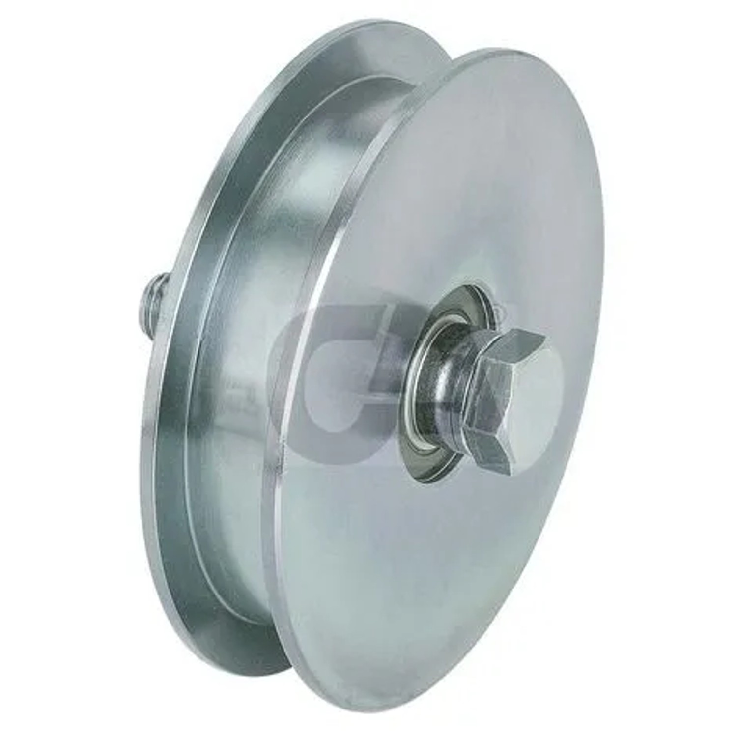 FeNau Schiebetorrolle Verzinkt Ø 160 mm Rillenbreite 21 mm 2 Kugellager Tragkraft 570 kg