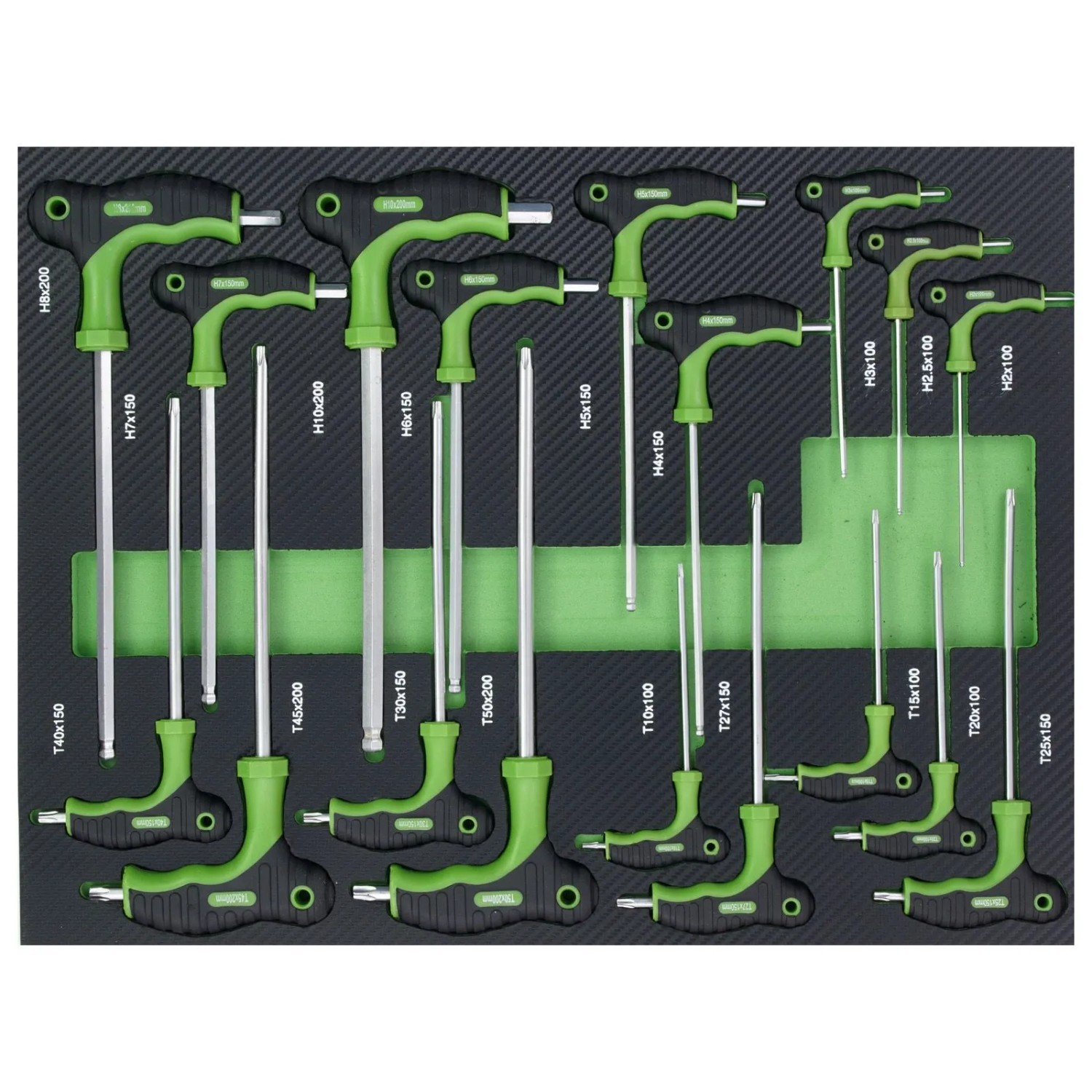 TRUTZHOLM Profi Werkstattwagen Einlage Torx T Griff Inbusschlüssel 18 Teile günstig online kaufen