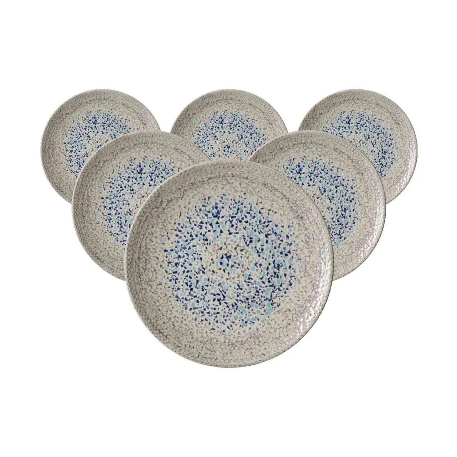 Ritzenhoff & Breker Rimini Dessertteller 20,5 cm Mosaik Stone 6er Set