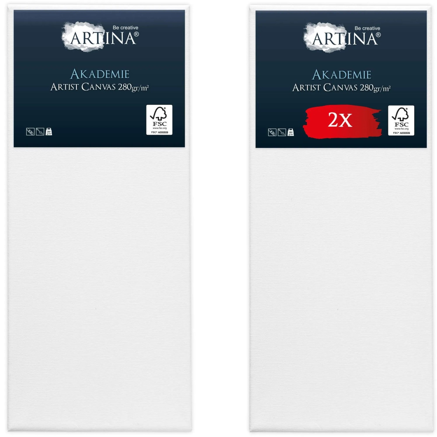 Artina Akademie Keilrahmen 60x140cm FSC 2tlg günstig online kaufen