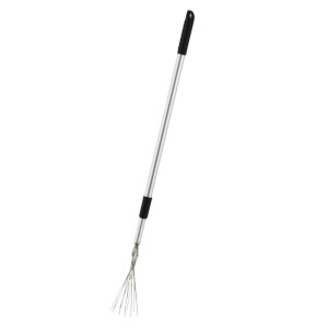 Galaflor Laubstecher mit Teleskopstiel, ein Gartenhandgerät zum Aufsammeln von Laub.