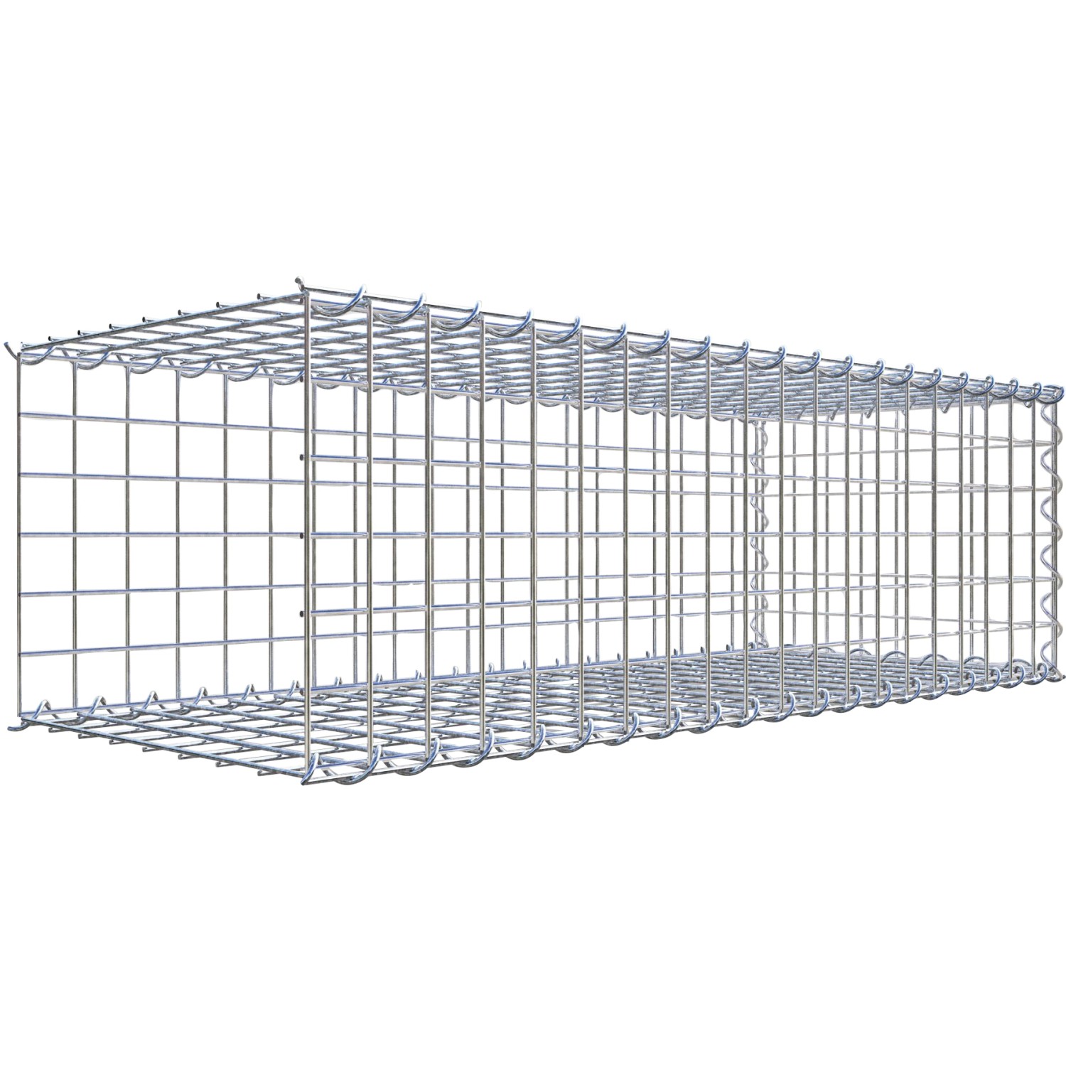 Thumbnail - Gabiona Gabione-Anbaukorb Typ 2 30 x 100 x 40 cm Maschenw 5 x 5 cm