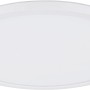 Weiße, runde Globo LED Deckenleuchte Sapana, Ø 29,4 cm, für Bad und andere Räume.