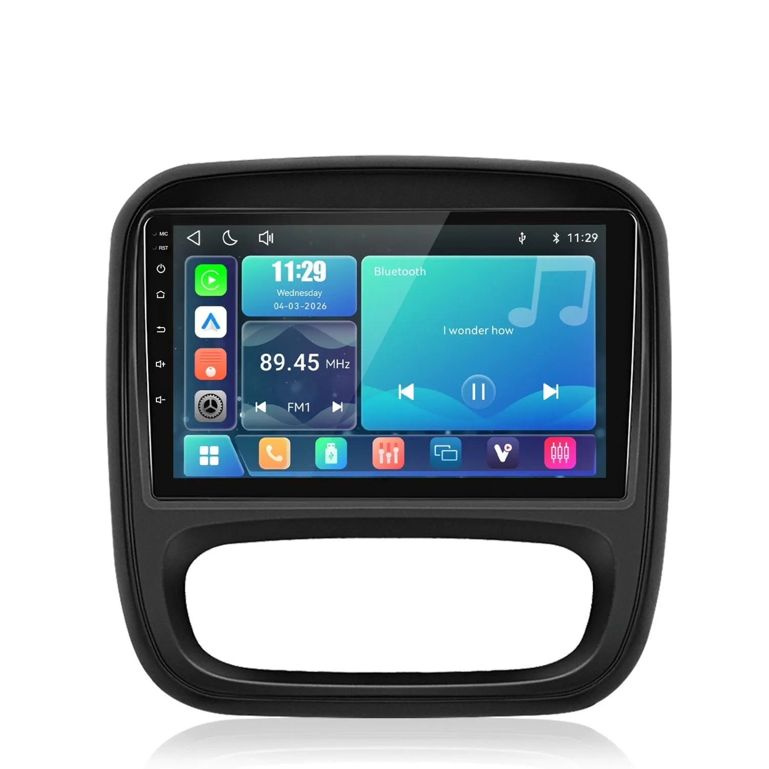 Junsun Autoradio Für Renault Trafic 3 2014-2021 Opel Vivaro B 2014-2018 Linux