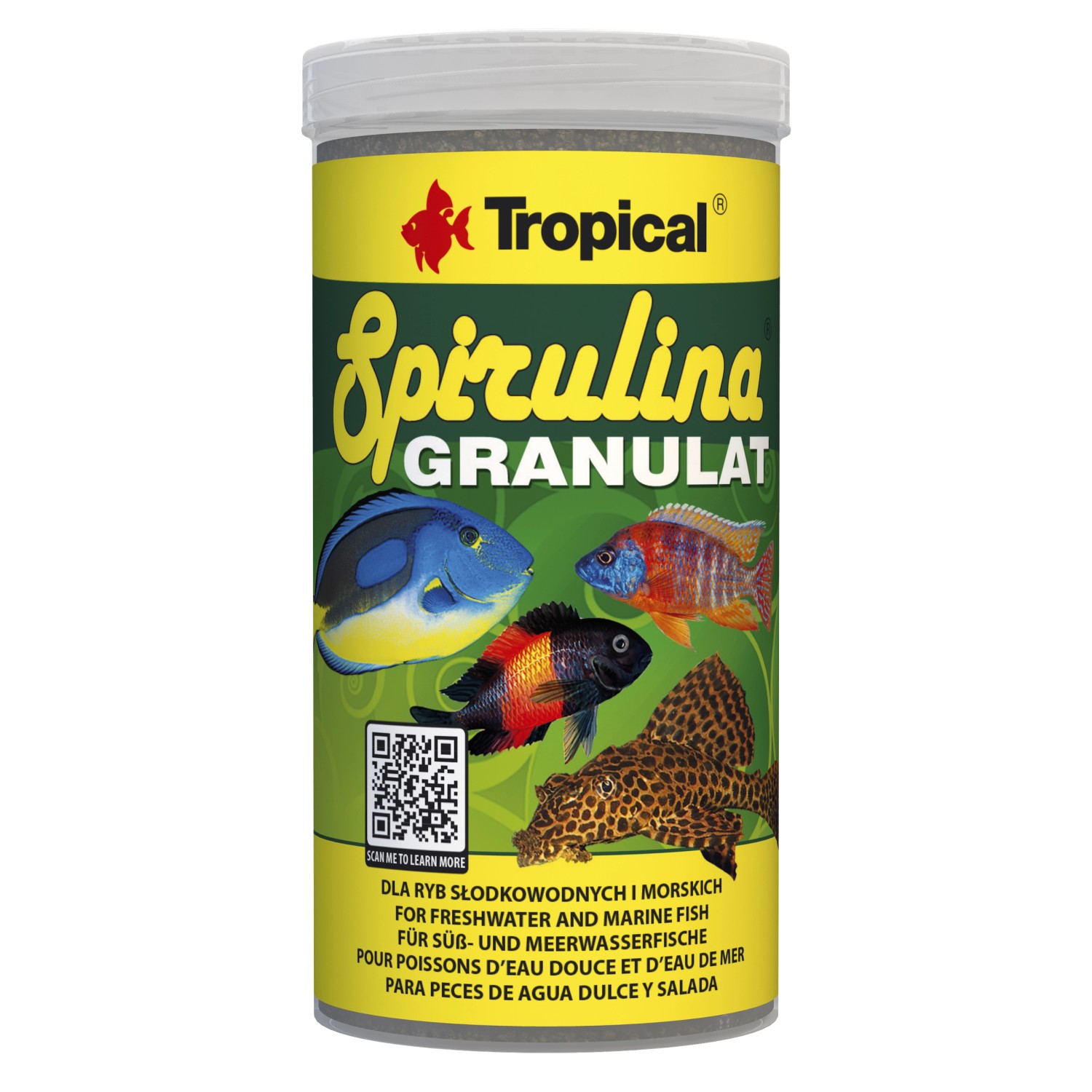 Tropical Fischfutter-Granulate Spirulina Granulat 250 ml