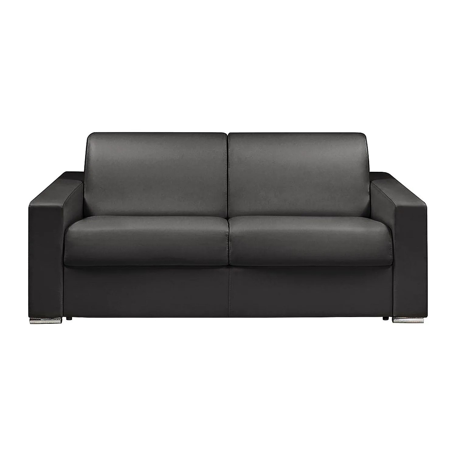 Vente-unique Schlafsofa Calito Schwarz 194 cm