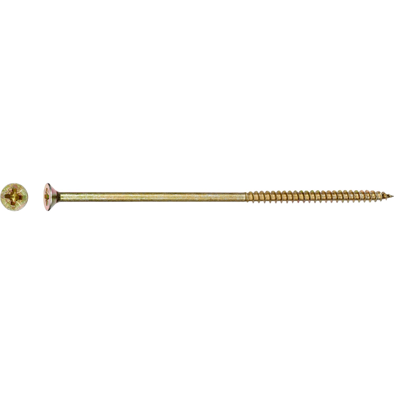 Senkkopf Spanplattenschraube PZ-Antrieb Ø 6 mm x 120 mm 100 Stück