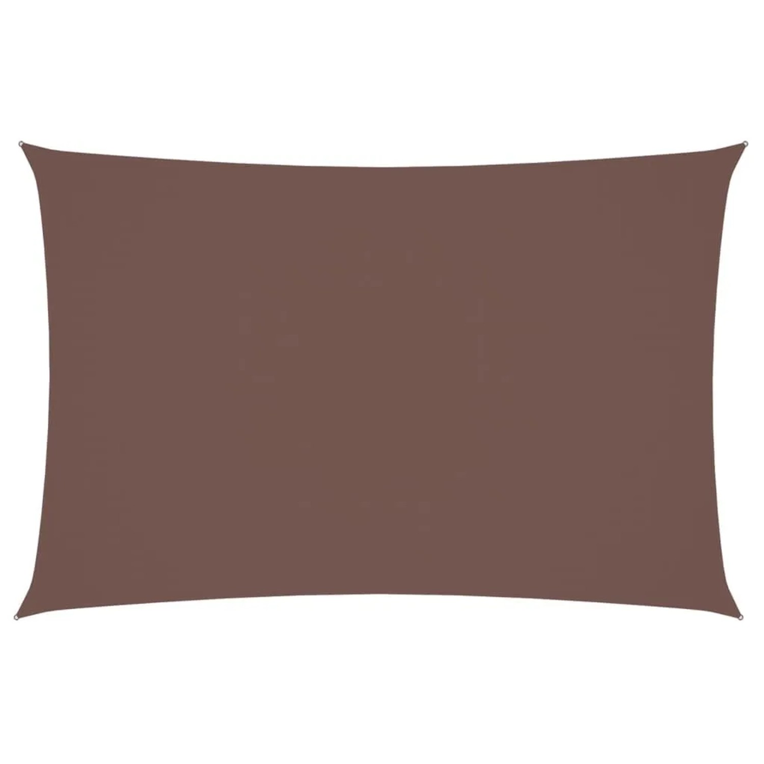 vidaXL Sonnensegel Oxford-Gewebe Rechteckig 2x4 m Braun 135807