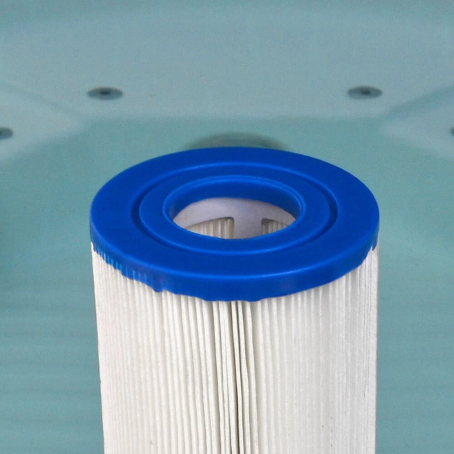 Home Deluxe Poolfilter Kartusche Beach, Ø 12cm x 33,5cm, für sauberes Poolwasser.